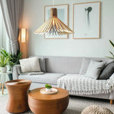 Suspension en bois naturel bio sourcé Ava