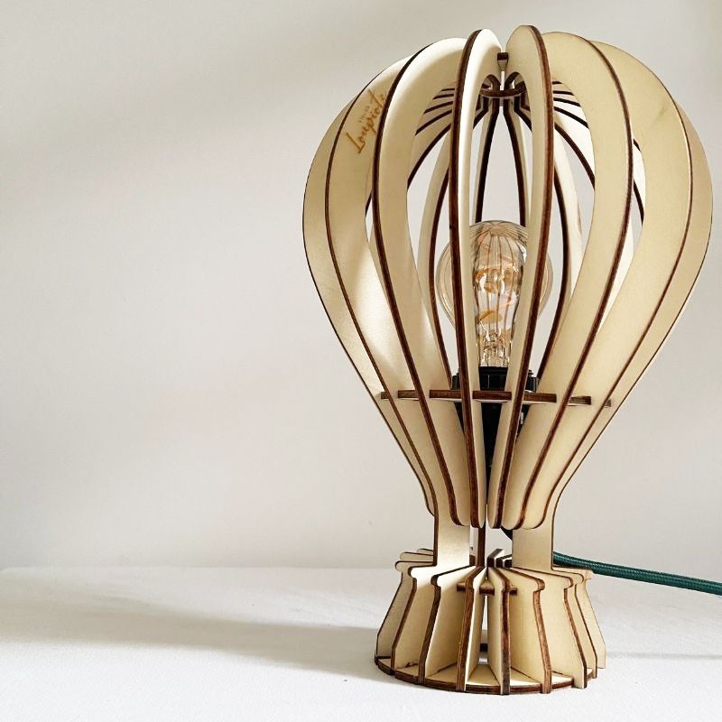 Luminaire montgolfière - Atelier Loupiote