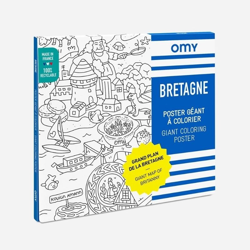 Bretagne Poster à colorier