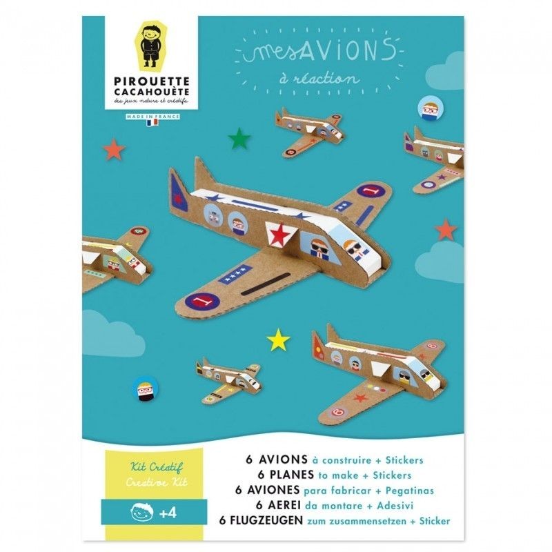 Mes avions à réactions - kit créatif made in france