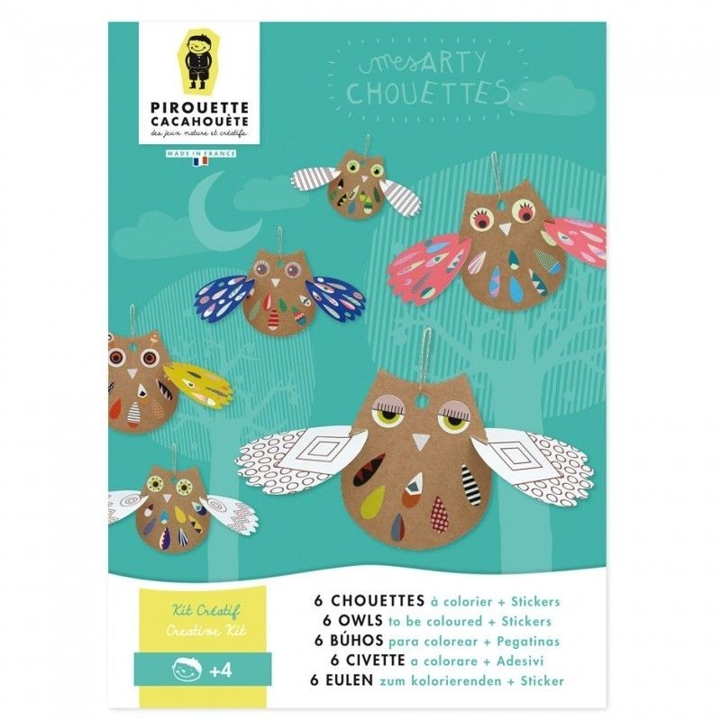 Kit créatif "Mes Chouettes" à assembler - Made in France