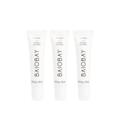 Lot de 3 Baumes à Lèvres 100% naturel - cosmétique bio et végan Baiobay