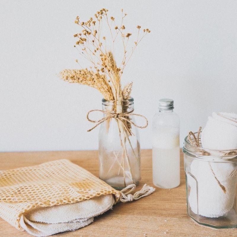 Kit de 10 lingettes démaquillantes - salle de bain zéro déchet - Maison durable