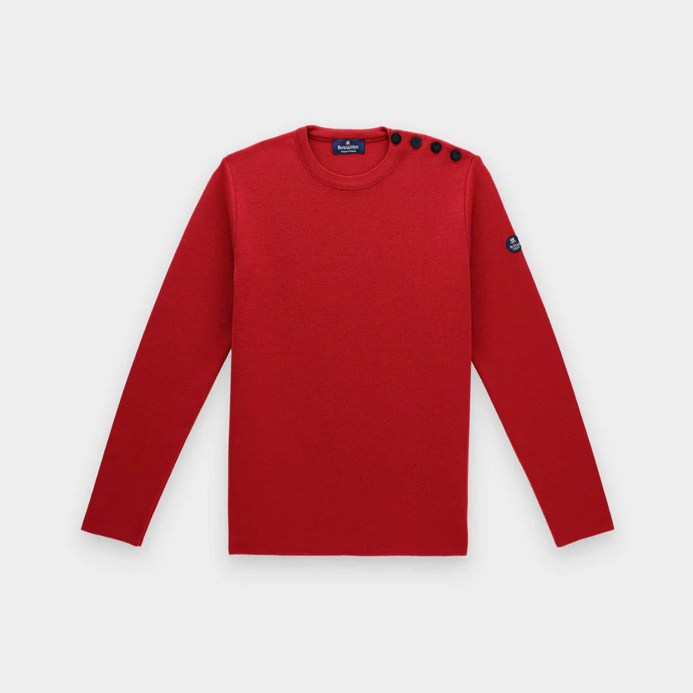 Pull marin uni KLASEL UH1 rouge