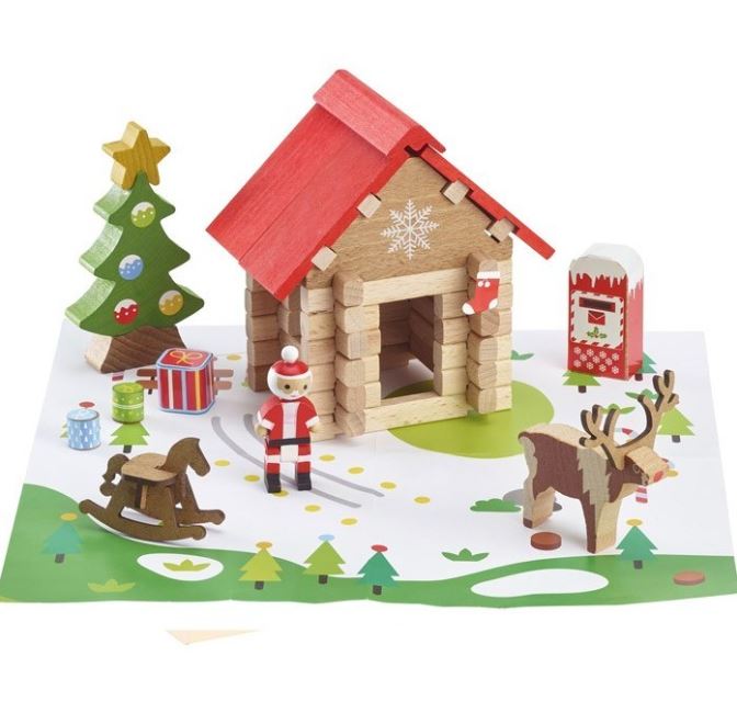Jeu de construction maison du pere Noel jeu jura