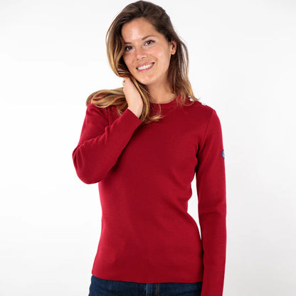 Pull marin uni KLASEL UF1 Rouge Malaga