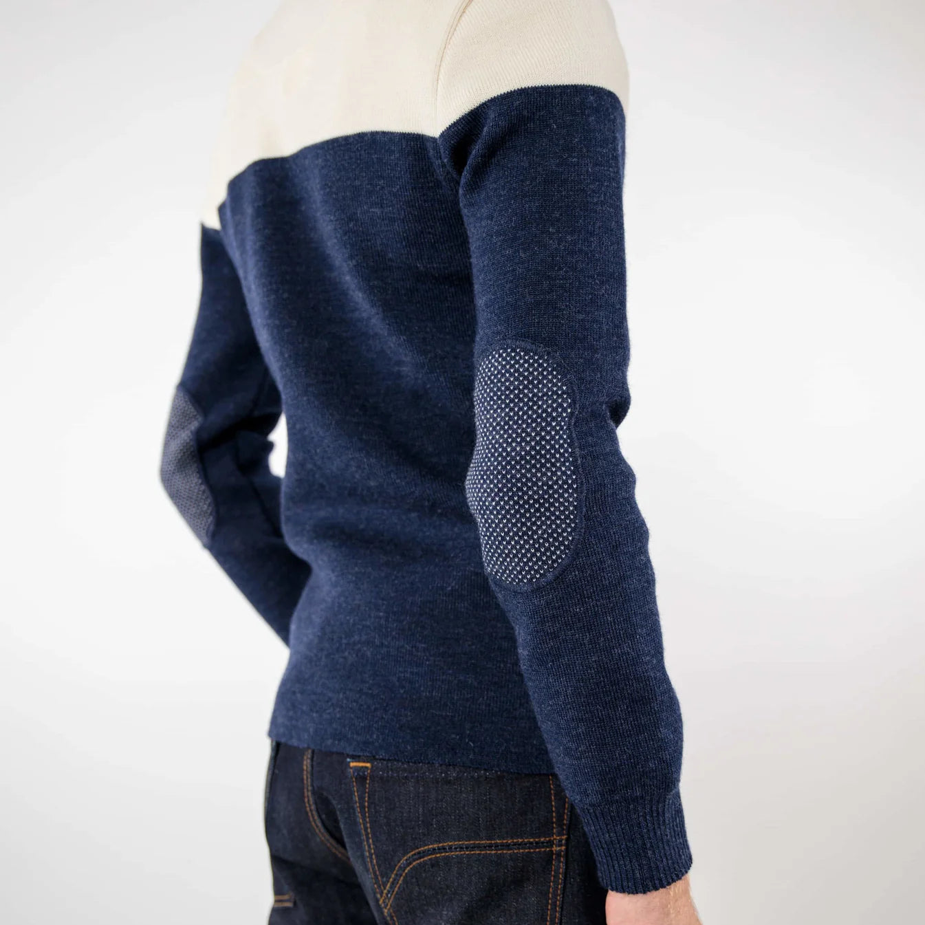 Pull Marin Bicolore - Roland BLEU M CHINE/ECRU