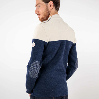 Pull Marin Bicolore - Roland BLEU M CHINE/ECRU