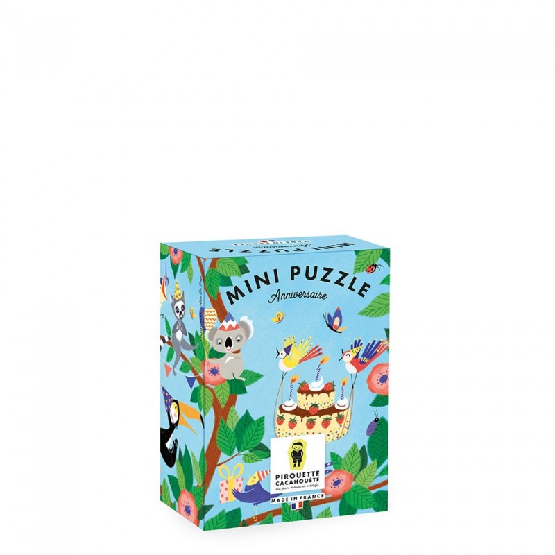 Mini puzzle Anniversaire - Pirouette Cacahouete